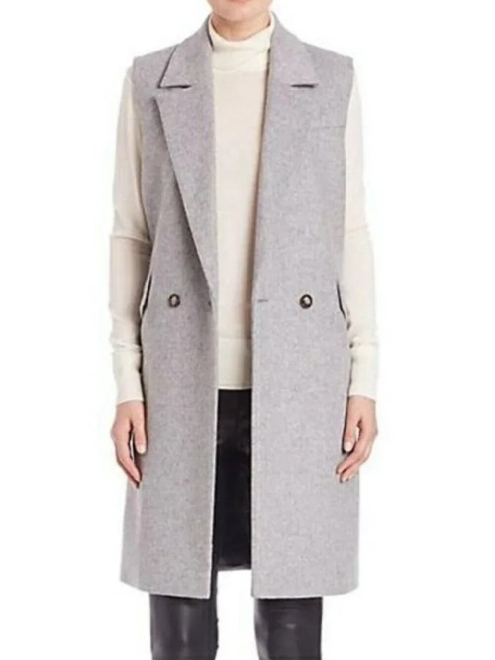 SET Urban Deluxe Sleeveless Wool Coat